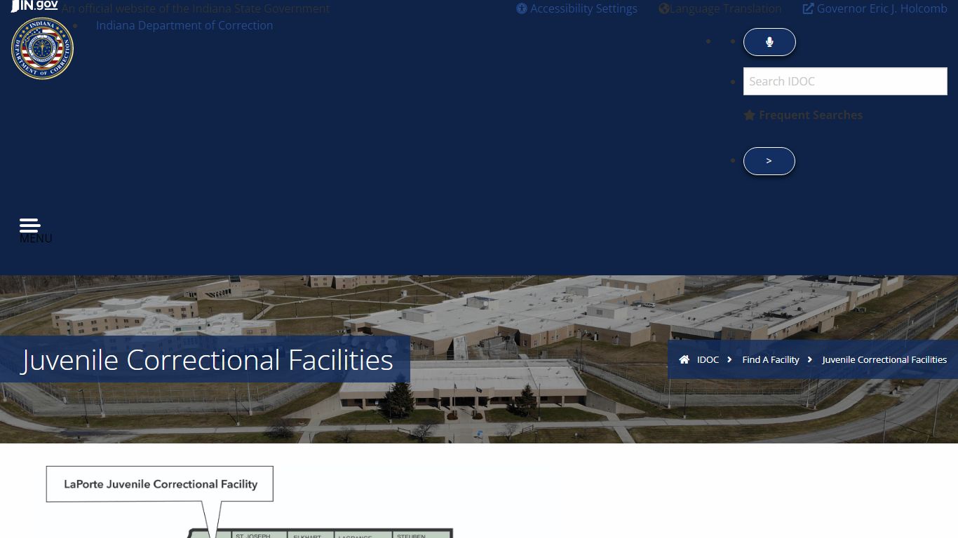 IDOC: Juvenile Correctional Facilities - IN.gov